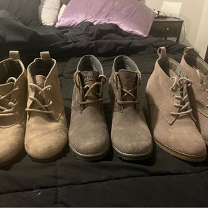 Three pairs of Sperry shoes. $25 each